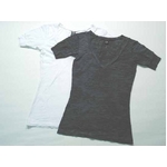 Alternative Apparel(オルタネイティブ アパレル) バーンアウトTシャツ aa2660 Burnout V-Neck  M Washed Black
