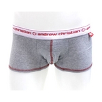ANDREW CHRISTIAN(アンドリュー クリスチャン) メンズアンダーウエア 9090 Flash backトランクス HEATHER  M