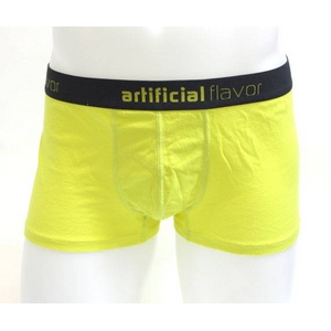 Artificial Flavor(アーティフィシャルフレーバー) 156-09S VINTAGE WASH TRUNK アンダーウエアトランクス ライム  M