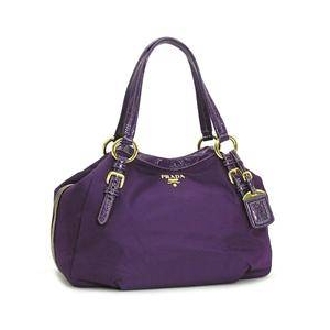 Prada(プラダ) TESSUTO VERNICEBR4098 PURPL ハンドバッグ