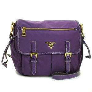 Prada(プラダ) TESSUTO VERNICEBT0687 PURPL ショルダーバッグ