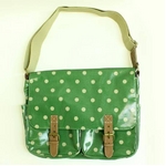 CATH KIDSTON(キャスキッドソン) Saddle bag， w/leather， spotgreen