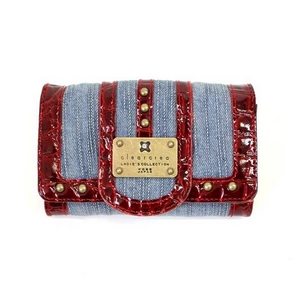 clear crea(クリアクレア) FOLDED WALLET(財布) CGOS-065-91-11 L.BLUE