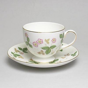 Wedgwood(ウェッジウッド) ワイルドストロベリーティーC&S 4064 カップ&ソーサー