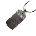 DIESEL(ディーゼル) 2009新作 SS新作 ドッグタグ ネックレス DX0004040 ガンメタリック