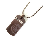 DIESEL(ディーゼル) 2009新作 SS新作 ドッグタグ ネックレス DX0006040 ブロンズ