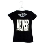 Dirtee Hollywood(ダーティーハリウッド) FWSN707 プリント 09 Tシャツ レディースカットソー ブラック  M