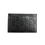 GUCCI(グッチ) 163233-A0V1G-1000 グッチッシマ GG柄 ブラックカードケース 定期入れ