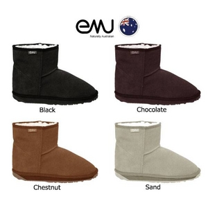 emu AUSTRALIA(エミュー オーストラリア) W20003 MINI リボンムートン(シープスキン)ブーツ BRONTE MINI(ブロンティミニ)  サンド 26cm