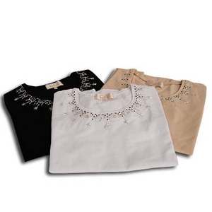 Falchi New York(ファルチ ニューヨーク) FAAI06T-25 ファッション Ｔシャツ  ベージュ M