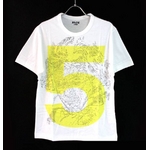 FATE(フェイト) 09新作 プリントTシャツ ベートーヴェン５番柄 カットソー ホワイト  M