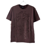 FATE(フェイト) 09新作 プリントTシャツ ベートーヴェン柄 カットソー ワイン  S