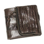 Nicola Ferri(ニコラフェリー) NEW NICOLAKOHMZZ01B casual wallet DBR 3つ折り小銭入れ付き財布