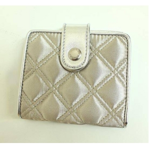 MARC BY MARC JACOBS(マークバイマークジェイコブス) サテン スナップウォレット 50358 シルバーS08QUILTED