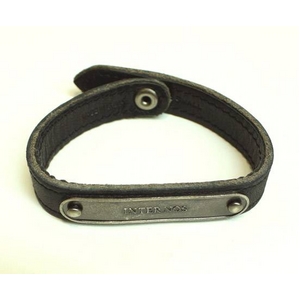 MARC BY MARC JACOBS(マークバイマークジェイコブス) Latin BraceletsLeather with metal plaque5231 Short ブレスレット バングル INTERNOS