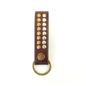 MARC BY MARC JACOBS(マークバイマークジェイコブス) Rivet Keyloop 78360新作キーループ ブラウン