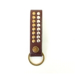 MARC BY MARC JACOBS(マークバイマークジェイコブス) Rivet Keyloop 78360新作キーループ ブラウン