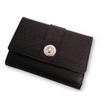 Marie Claire(マリ・クレール) MCR-014 Wホック2つ折財布  ダークブラウン