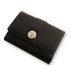Marie Claire(マリ・クレール) MCR-016 Wホック2つ折財布  ブラック