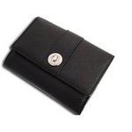 Marie Claire(マリ・クレール) MCR-018 Wホック2つ折財布  ダークブラウン