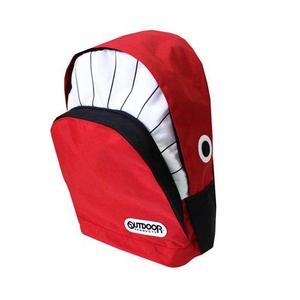 OUTDOOR(アウトドア) 12429196-10 KUJIRA デイパック レッド デイパック リュックサック クジラ