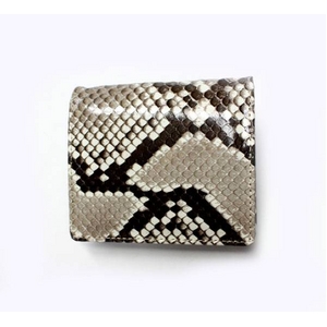 PYTHON革 wallet06 パイソン(ニシキヘビ革) ウォレット【MADE IN JAPAN】