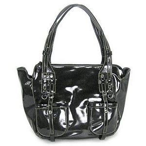 MELIE BIANCO(メリービアンコ) W8-51 DOUBLE BUCKLE BKFASHION HANDBAGS ショルダーバッグ