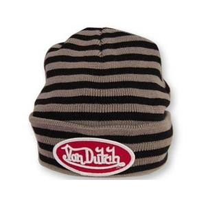 Von Dutch(ヴォンダッチ) VD6101 BK ニットキャップ