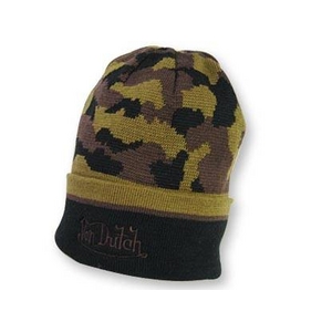 Von Dutch(ヴォンダッチ) VD6102 BK ニットキャップ