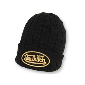 Von Dutch(ヴォンダッチ) VD6103 BK ニットキャップ