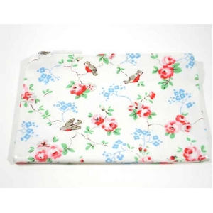 CATH KIDSTON(キャスキッドソン) Zip purse，bird print white ポーチ