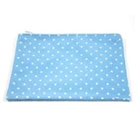 CATH KIDSTON(キャスキッドソン) Zip purse，mini dot blue ポーチ