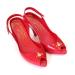 Vivienne Westwood×MELLISSA(ヴィヴィアンウエストウッド×メリッサ) LADY DRAGON 30326 1193 レディースシューズ レッド パンプス  35/36