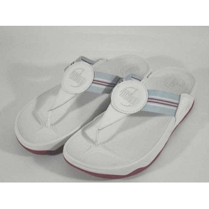 fitflop(フィットフロップ) WalkStar White/Blue  US7(約24)