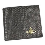 Vivienne Westwood(ヴィヴィアンウエストウッド) 2つ折り財布 0730 EBURY PITONE BK 2009新作