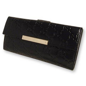 Gucci(グッチ) Wホック 2つ折り長財布 [ SSIMA ] 112715-A0V1G-1000 2009新作