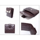 Gucci(グッチ) グッチシマ Wホック財布ダークブラウン 181896-AA61G-2019 2009新作