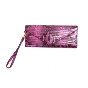 MARC BY MARC JACOBS(マークバイマークジェイコブス) 長財布 Python Punk Wallet パイソン フクシア 95791 2009新作