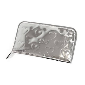 MARC BY MARC JACOBS(マークバイマークジェイコブス) 財布 Mirror Heart Long Wallet95810 SV シルバー 2009新作