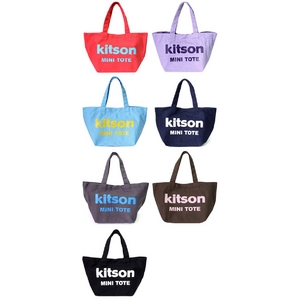 KITSON(キットソン) トートバッグ MINI CANVAS TOTE ミニキャンバス 2009新作 ブラック(3544)
