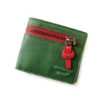 DIESEL（ディーゼル） 二つ折り財布00XG66-PR529-H2085グリーン×レッド