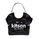 KITSON（キットソン） スパンコール トートバッグ 3317 SEQUIN TOTE ブラック