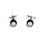 カフリンクス エイトボール・カフス Lucky 8 Ball Pool Cufflinks