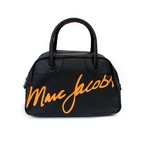 MARC BY MARC JACOBS（マークバイマークジェイコブス） MMJ 111120MJ Bowler Bag ボーリングバッグオレンジ ブラック×オレンジ