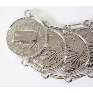MARC BY MARC JACOBS（マークバイマークジェイコブス） PesoBracelet 46307 シルバー メキシカン コイン ブレスレット