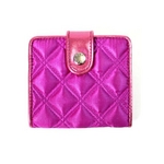 MARC BY MARC JACOBS（マークバイマークジェイコブス） 2つ折り財布 サテンスナップ 50361 フューシャ S08QUILTED