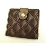 MARC BY MARC JACOBS（マークバイマークジェイコブス） 2つ折り財布 サテンスナップ 50365 ブラウン S08QUILTED