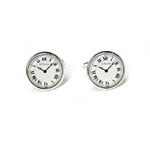 カフリンクス カフスボタン 時計（文字盤）カフス Watch or clock face photostone Cufflinks