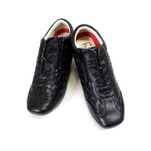 Falchi New York(ファルチ ニューヨーク) レディースシューズ メッシュデザイン ウェッジヒール スニーカー SH-301BLACK S