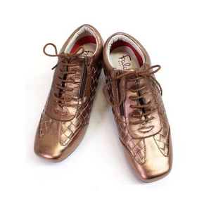 Falchi New York(ファルチ ニューヨーク) レディースシューズ メッシュデザイン ウェッジヒール スニーカー SH-301BRONZ S